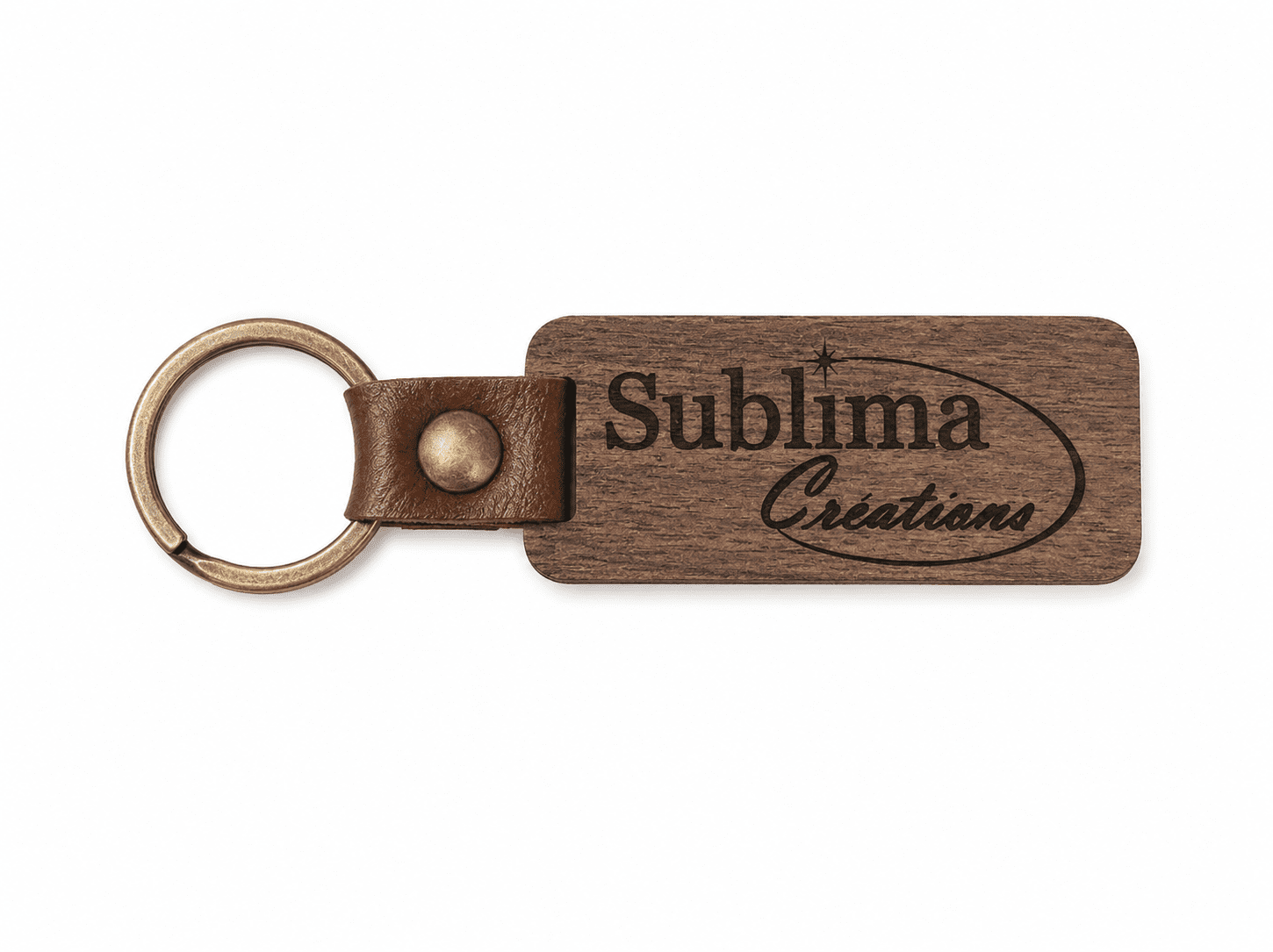 Porte clé bois personnalisé – Image 3