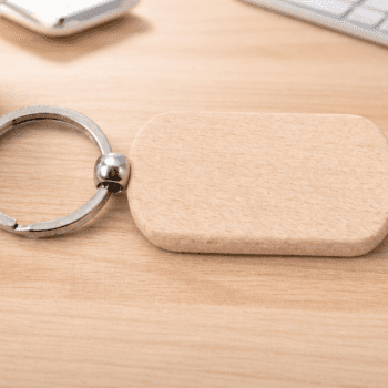 Porte clé bois personnalisé