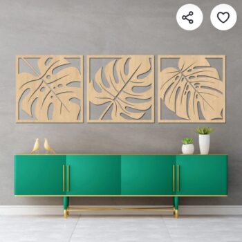 Décoration florale bois