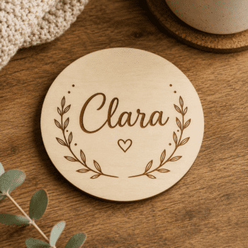 Dessous de verre bois personnalisé
