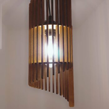 Luminaire suspendu bois